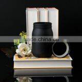 China Suppliers Keep Candy or Other Food Good Quality Matte Black Glass Jars thumbnail-2