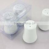Customized Logo Wholesale White Ceramic Cruet Pots, Salt and Pepper Shaker Set thumbnail-5