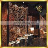 Home Decor Stainless Steel Decorative Metal Folding Screen Room Divider thumbnail-1