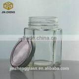 125ML HEXAGONAL GLASS JAR JAM HONEY CHUTNEY WITH LIDS thumbnail-2