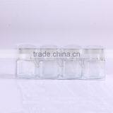100ml Square Glass Jar With Metal Buckle thumbnail-1