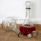 820ml Clear Unique Shape Glass Bottle for Sprint Alcohol Liquor thumbnail-4
