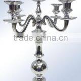 Aluminum Candelabra 5 Candle, Candelabra, Chandle Holder, Wedding Candelabra thumbnail-6