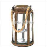 Round Antique Rope Handle Lantern thumbnail-1