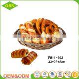 Wholesale Cheap Bakery Bread Basket Wicker Rattan Bread Basket thumbnail-2