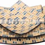 Set of 3 Mother of Pearl Inlaid Plates for Home Decoration thumbnail-2