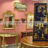 Antique Louis Style Decorative Wall Mirror for Living Room thumbnail-5