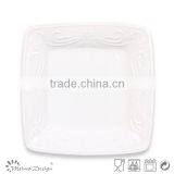 Stoneware Square Plate for Restaurant
