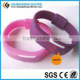 Factory Price LED Figures Display Silicone Wristband thumbnail-2