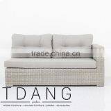 Sedona Wicker Left Hand Bench - Poly Rattan Furniture - Outdoor Patio Furniture thumbnail-2