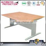 White Color Cheap Modern Wood Library Reading Desk thumbnail-1