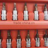 46pcs Socket Set 1/4" Auto Repair Tool Car Ratchet Wrench Set thumbnail-3