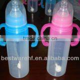 Silicone Baby Bottle Cute Baby Bottle Food Grade Silicone Made Bottle 240ML thumbnail-1