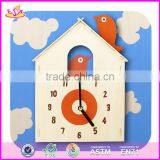 2017 New Design Toddlers Educational Wooden Early Teaching Clock W14K009 thumbnail-5