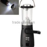 4 LED Rechargeable Lantern Camping Fishing Torch Lamp Hand Crank Tent Light NEW thumbnail-1
