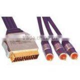 Moulded 21 PIN Plug Scart Cable VK30469 thumbnail-1