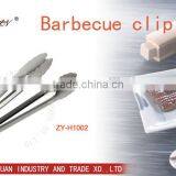 ZY-H1002 Kitchen Utensils Bbq Stainless Steel Food Tongs thumbnail-1