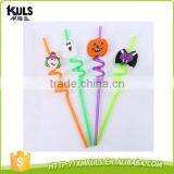 Wholesale Halloween Straw PVC Cartoon Straws Custom Crazy Plastic Drinking Straw thumbnail-1