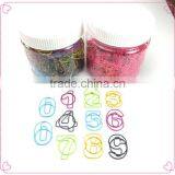 Colorful Assorted Number Shapes Metal Paper Clips thumbnail-4