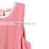 Latest Net Frock Design Kids Cotton Frocks Sleeveless Children Dresses HSd5176 thumbnail-4