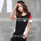 2016 Hot Sale Summer Casual Women t Shirt Custom Fashion Printing t Shirt for Women thumbnail-5