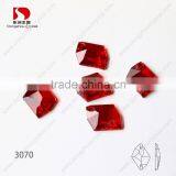 Sew on Square k5 Crystal Stones,red Color Crystals for Festive thumbnail-3