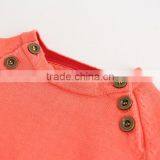 Fashon Designed Handmade Knitting Fabric Baby Sweater With Shoulder Button thumbnail-3