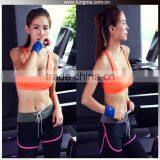 Womens Workout Wearpolyester Crossback Spandex Sports Bra High Support thumbnail-1