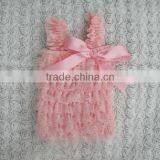 Hot Sale Petti Ruffle Top for Childrens Lace Top