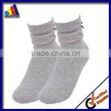 Solid Color Cable Knit Boot Socks With Lace thumbnail-2