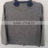 2016 Baby Boys Grey Knitted Long Sleeve Coat for Autumn thumbnail-2