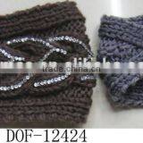 Fashion Hot Crochet Acrylic Designer New Arrival Knitted Hair Band thumbnail-4