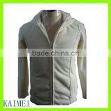 Plain White Zip up Hoodie thumbnail-1