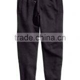 PU Leather Waistband Wholesale Casual Sweat Pants Jogger Pants thumbnail-4