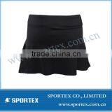 Custom brand Black tennis skirt, women sport skirts, women tennis wear in your Logo