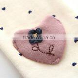 S32833W 2017 Girls Cotton Leggings Baby Girl Bow Leggings Pants Kids Heart Appliqued Pants thumbnail-6