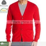 Latest Yarn Dyed Mens Sweaters Handmade Merino Wool Sweater