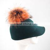 Myfur Genuine Colorful Raccoon Fur Hat Accessory Pom Poms Wholesale Fur Ponpon thumbnail-3