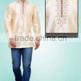 Mens Designer Embroidered Kurtis 2016 thumbnail-3