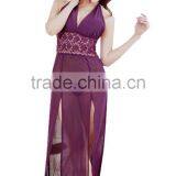 Sexy Women Babydoll Lingerie Underwear Sleepwear (Purple) thumbnail-3