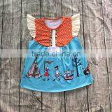 2017 the Latest Fancy Girl Clothes Wholesale Children Thanksgiving Day Exquisite Baby Girl Unique Design Clothing thumbnail-1