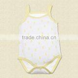 High Quality Custom Printing String Cotton Baby Romper Bodysuit thumbnail-2