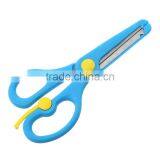 Cheap Home Office Blue ABS Stainless Steel School Childrens/Student Scissors thumbnail-1