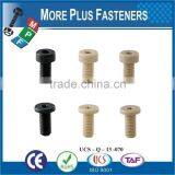 Made in Taiwan Hex Socket Plastic Cap Screw Cross Recess Pan Head Plastic Material Screw thumbnail-3