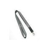 Black ID Badge Neck Lanyard , Card Holder Nylon Neck Strap