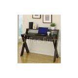 Black 15mm Board Wooden Office Desks , Standing Laptop Table DX-8583 thumbnail-1