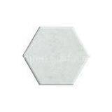 OEM 12mm Decorative Non Porous Hexagon Seamless Artificial Marble Acrylic Sheet Tiles thumbnail-1