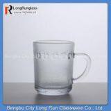LongRun 6oz Apple Embossed Frosted Glass Tea Mug thumbnail-1