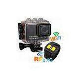 1.5 Inch FHD 1080P 50 Meters Waterproof WIFI Action Camera , Remote Control Sports Cameras