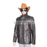 Black Cow Hide Soft Leather Jacket Available in All Sizes thumbnail-6